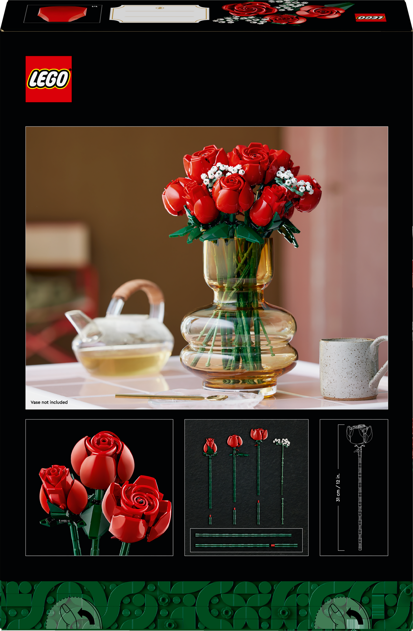 LEGO Botanicals Bukett med rosor - 10328