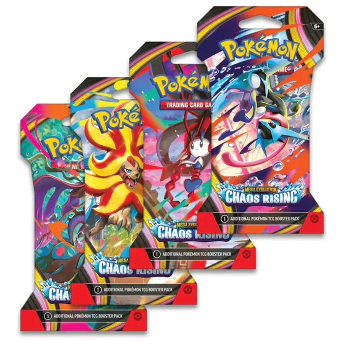 Pokémon Mega Evolution - Chaos Rising Sleeved Booster Pack