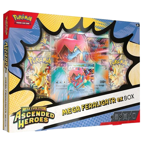 Pokémon - Ascended Heroes Mega Feraligatr EX Box