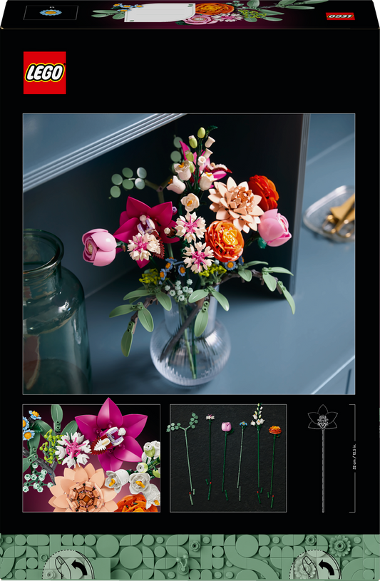 LEGO Botanicals Vacker rosa blombukett - 10342