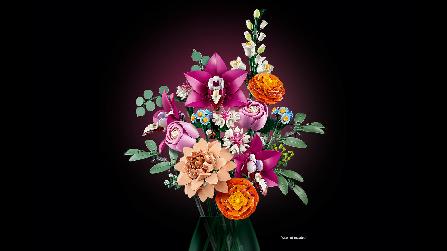 LEGO Botanicals Vacker rosa blombukett - 10342