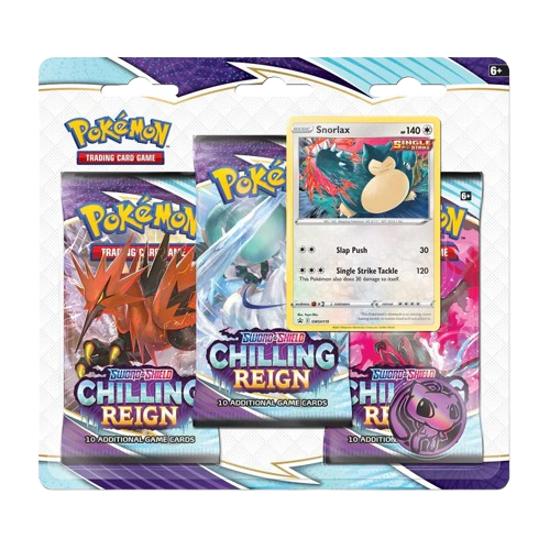 Pokémon Sword & Shield - Chilling Reign 3-Pack Blister