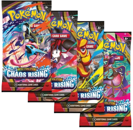 Pokémon Mega Evolution - Chaos Rising Booster Pack